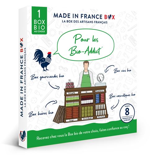 Coffret cadeau Made In France Box Pour les Bio Addicts !