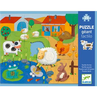 Puzzle géant Ouistiti & ses amis - jouet d'éveil - Djeco