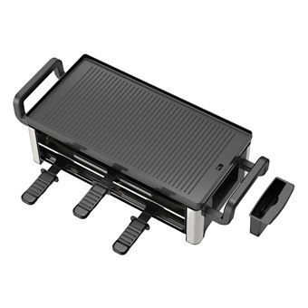 Raclette Grill Ohmex OHM-RCL-2946 2000 W Noir et Argent 8 parts