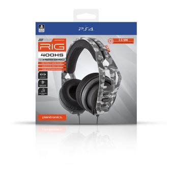 Casque Gaming Plantronics RIG400HS Stéréo Filaire Camouflage pour PS4