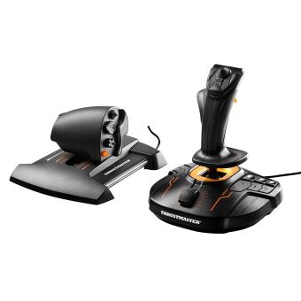 Joystick Gaming et Manette des gaz Thrusmaster T.16000M FCS Hotas Noir et orange - 1