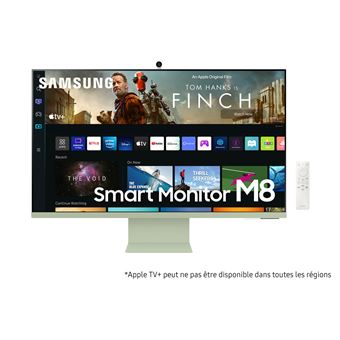 Ecran PC Samsung Smart Monitor M8 32" 4K UHD Vert