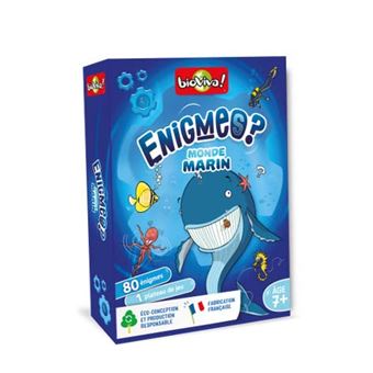 Jeu de cartes Bioviva Enigmes Monde marin