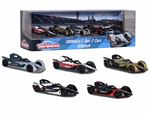 Coffret cadeau Majorette Formula-E 5 pièces