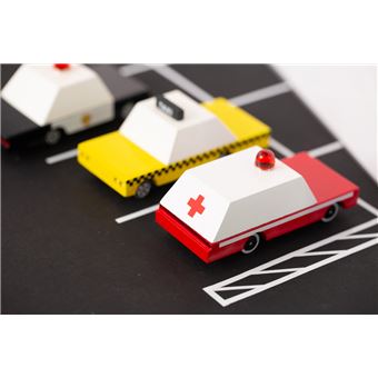 Voiture Candylab Candycar World Taxi Jaune