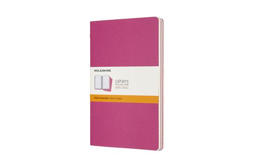 Cahier ligne grand format kinetic rose set de 3