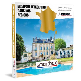 Coffret smartbox Escapade d'exception dans nos régions (valeur 229,90