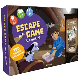 Jeu de société Auzou Escape game au château