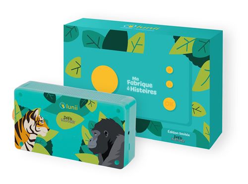 Conteuse d’histoires Lunii Ma fabrique à Histoires Edition limitée Défis Nature
