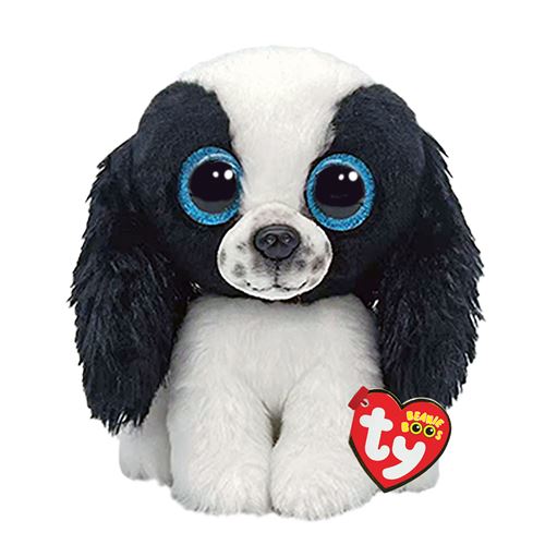 Ty Blanc Et Noir Peluche Beanie Boo's Small Sissy Le Chien