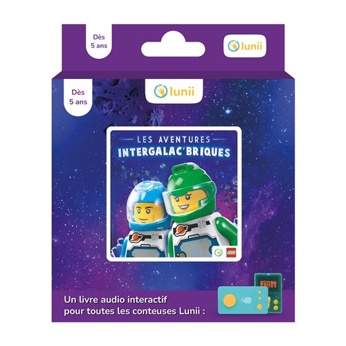 Livre audio Fabrique à Histoires Lunii Les aventures Intergalac’briques - vue 1