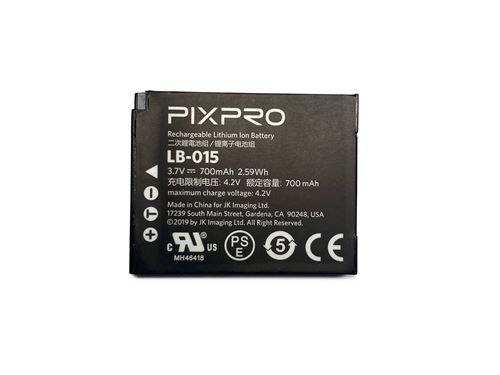 Batterie Kodak pour Appareil photo Compact WPZ2 700 mAh Noir