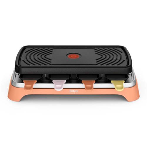 Raclette multifonction Tefal Food & Co 8 personnes, RE651JF0 Orange