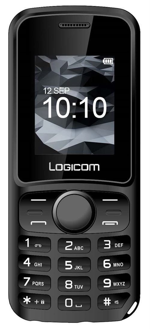 Téléphone mobile Logicom Le Posh 170 Double SIM 32 Mo Noir
