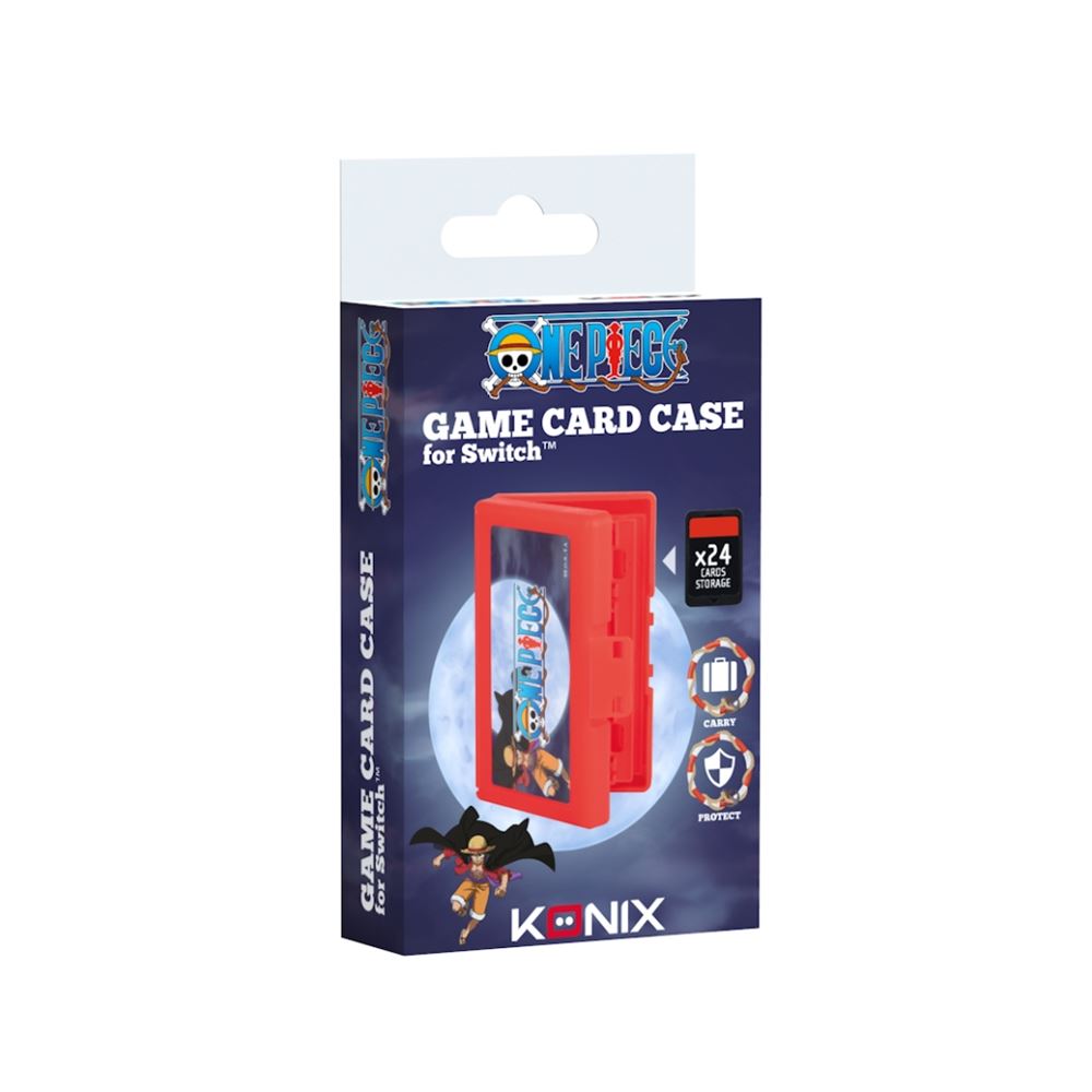 Boîte de rangement Konix One Piece pour 24 jeux Nintendo Switch