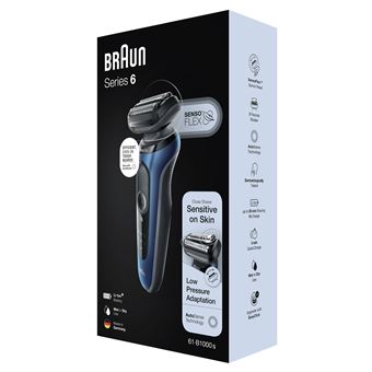 Rasoir électrique Braun Series 6 61-B1000s Noir et bleu