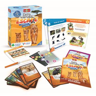 Jeu de cartes Bioviva Défis Nature Espace Mission survie