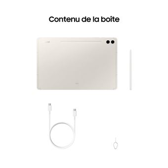 Tablette tactile Samsung Galaxy Tab S9+ 12.4" Wifi 256 Go Crème