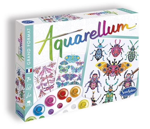 Peinture Enfant SentoSphère Aquarellum 9 Couleurs – Insectarium - vue 2