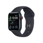 Apple Watch SE GPS + Cellular 2ème génération, boîtier Aluminium Minuit 40mm avec Bracelet Sport Minuit