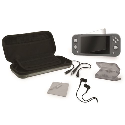 Pack accessoires Extreme 6 en 1 Noir pour Nintendo Switch Lite