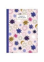 Carnet Mots de passe A6 Kiub Etoile Rose