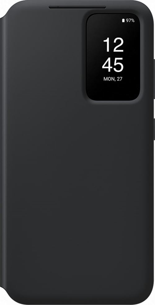 Etui Smart View avec porte-carte pour Samsung Galaxy S23 5G Noir