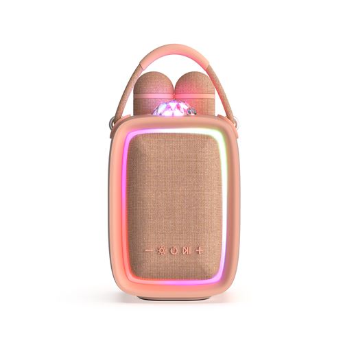 Mob Rose Enceinte Karaoké Portable Singy Party Avec 2 Micros Sans Fil