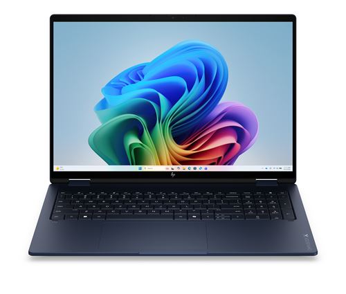 PC Portable HP Omnibook X Flip 2-In-1 Next Gen Ai 16-Cb0010Nfx 16" OLED Ecran Tactile Copilot+PC Intel® Core™ Ultra 7 24 Go Ram 512Go SSD Bleu Atmosphérique