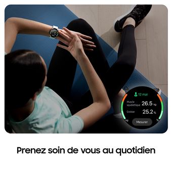 Montre connectée Samsung Galaxy Watch6 40mm 4G Crème