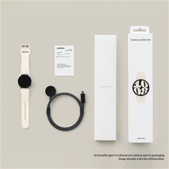 Montre connectée Samsung Galaxy Watch6 40mm 4G Crème