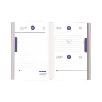 Agenda scolaire journalier Oberthur Feel Good 2021 2022 12,5 x 17,5 cm Modèle aléatoire