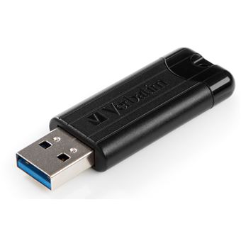 Clé USB 3.0 Verbatim Store 'n' Go PinStripe 64 Go Noir