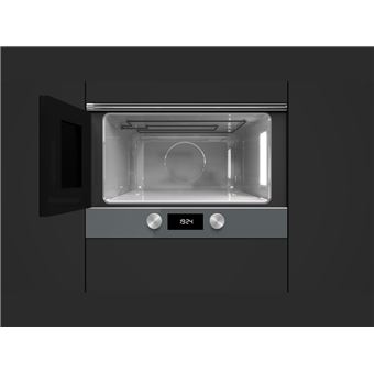 MICRO-ONDES GRILL Maestro Niche 38cm-22L Stone grey, 850W, électronique, 5 niv de puissance, Grill 1200W minuteur 0-90 min, intérieur acier inox, répartition des ondes par la base céramique, Dimension d'encastrement: HxLxP (mm): 355x555x312