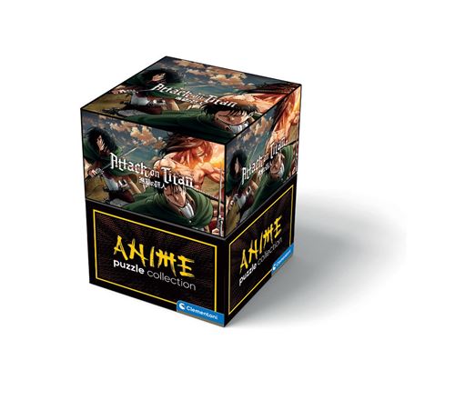 Clementoni Puzzle Cube 500 Pièces L'attaque Des Titans