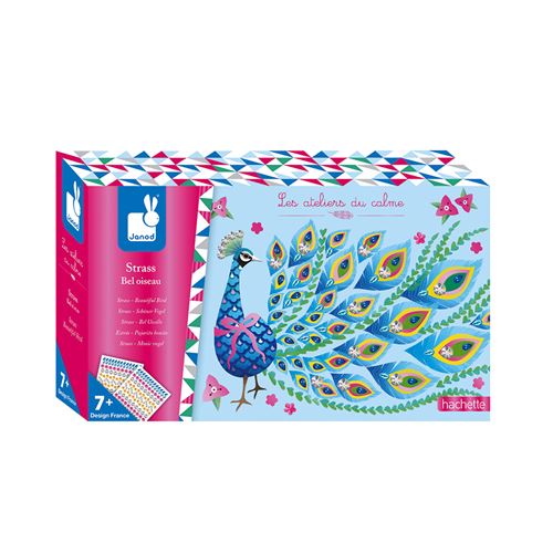 Kit cr&eacute;atif Janod Les ateliers du calme Strass bel oiseau