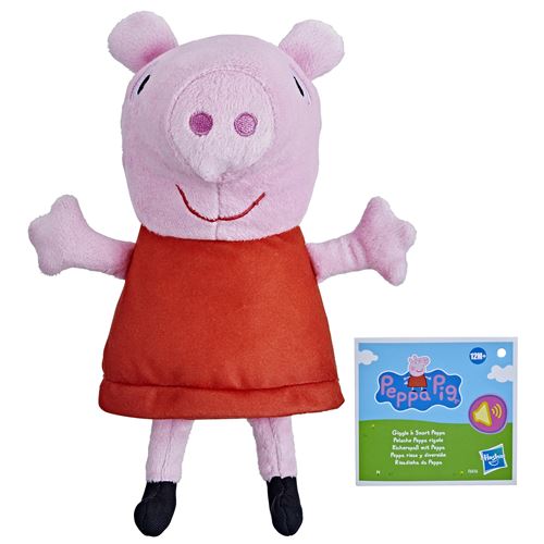 Peppa pig peluche peppa rigole HAS5010996104816