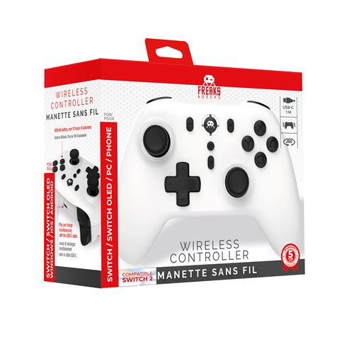FREAKSMANETTE SANS FIL BLANCHE - SWITCH / ANDROID / IOS/ PC