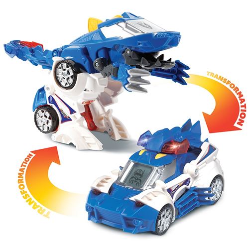 Véhicule transformable interactif Vtech Switch et Go Dinos Oxor Super Therisinosaure