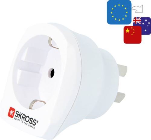 Adaptateur de voyage Skross Blanc