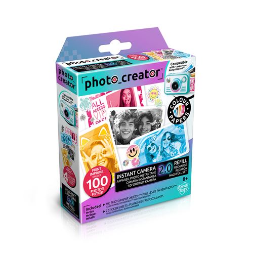Kit de recharge avec papier photo Canal Toys pour Appareil photo 2.0