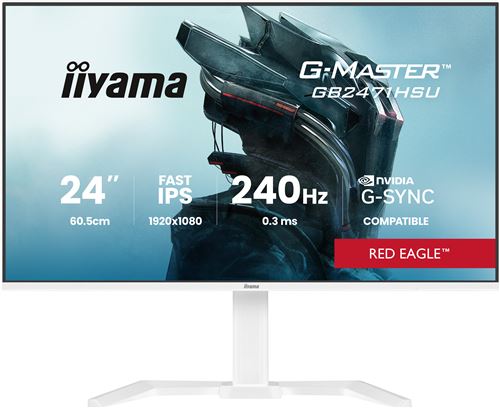 Ecran PC gaming Iiyama G-Master GB2471HSU-W1 23,8 240 Hz Full HD Blanc