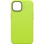 Coque antichoc OtterBox Symmetry + MagSafe pour iPhone 14 Jaune Vert