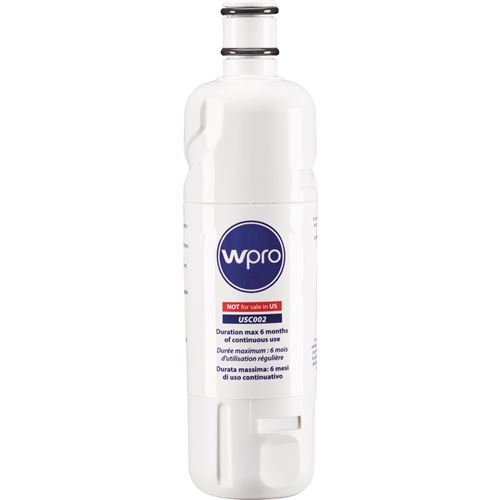 Filtre à eau interne Wpro adaptable pour réfrigérateurs américains USC002 Blanc