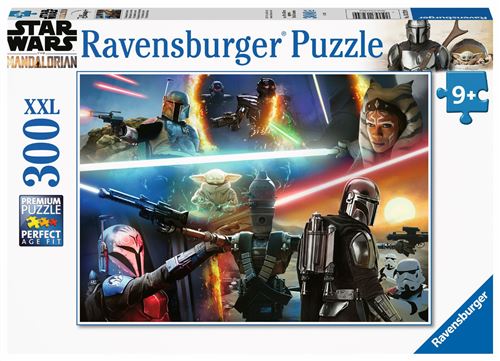 Puzzle 300 Pièces XXL Ravensburger Feux Croisés Star Wars The Mandalorian