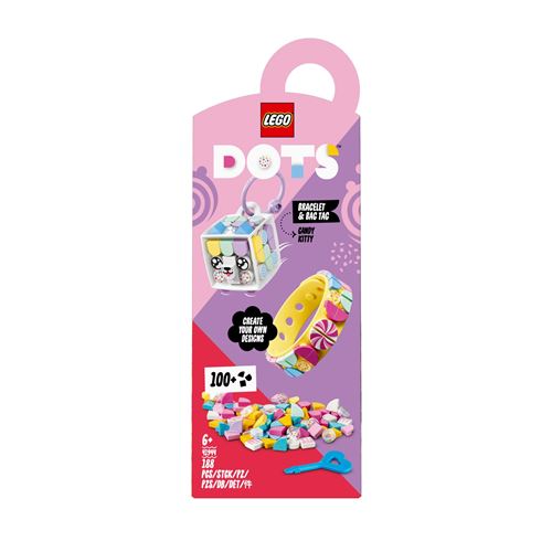LEGO® DOTS 41944 Bracelet Candy Kitty et porte-clés