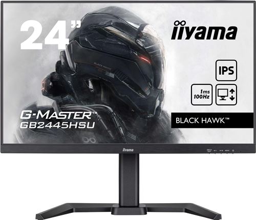 Ecran PC Gaming Iiyama G-Master Black Hawk GB2445HSU-B2 24 100 Hz Full HD Noir mat