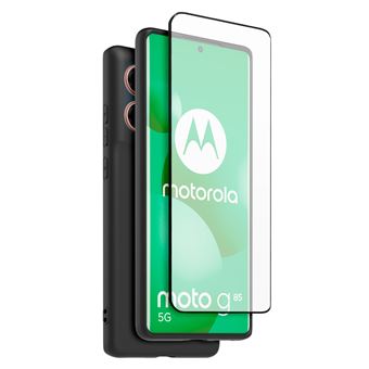 CASR Coque noire + PE pour Moto G85