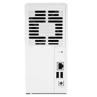 QNAP TS-233 - Serveur NAS - 2 Baies - SATA 6Gb/s - RAID RAID 0, 1, JBOD - RAM 2 Go - Gigabit Ethernet - iSCSI support