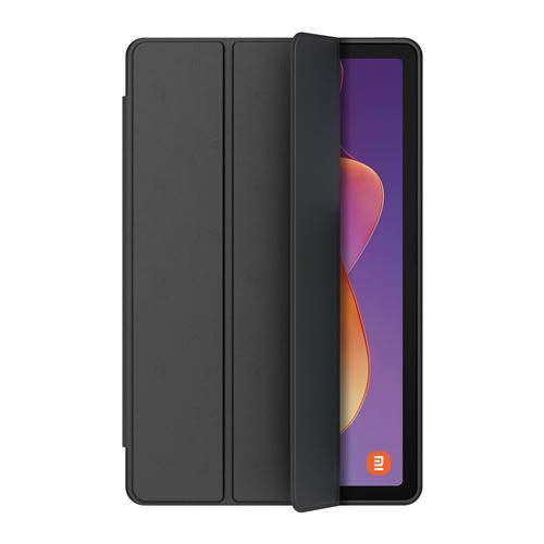 Etui à rabat avec touché peau Made For Xiaomi Noir pour Redmi Pad 2